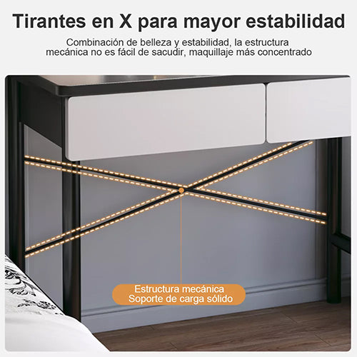 Tocador Multifuncional Con Espejo Y Con Cajón Tocador Vanity